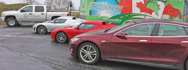 Sun Country Highway execs drive coast to coast to demonstrate new charging network